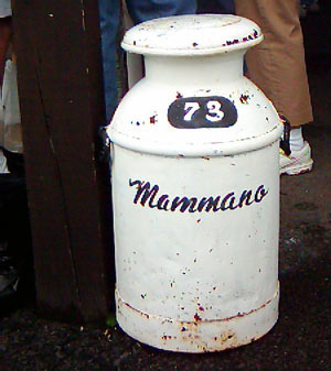 Mike Mammano's house sign
